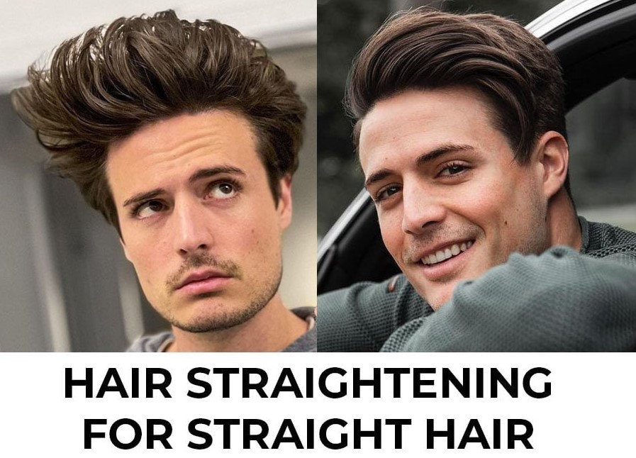 Blonde Straight Hair for Men - wide 5
