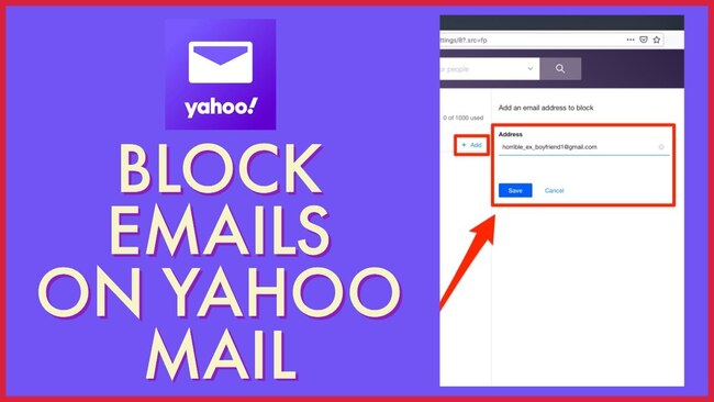 How To Block an Email Address in Yahoo Mail