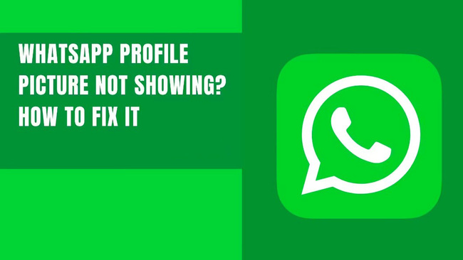 How To Fix A Whatsapp Profile Picture Not Showing