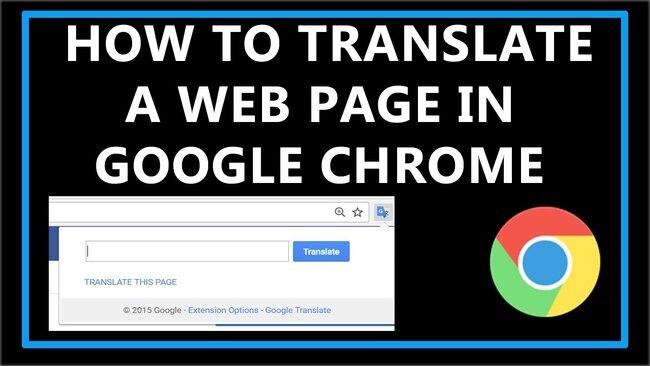 How to Translate a Web Page in Google Chrome