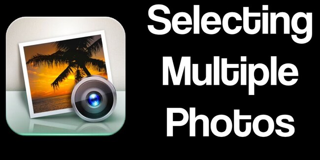 How To Select Multiple Photos On Mac
